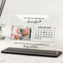Personalised Baby Photo Calendar Plaque, thumbnail 4 of 7