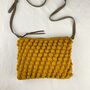 Fair Trade Crochet Boho Bobble Cross Body Handbag, thumbnail 8 of 12