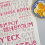 Yorkshire Tea Towel Red And Grey, thumbnail 1 of 6