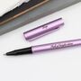 Personalised Lilac Or Gold Matte Rollerball Pen, thumbnail 4 of 8