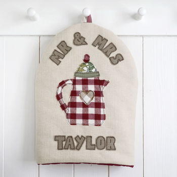 Personalised Mr And Mrs Cafetiere Cosy Gift, 11 of 12