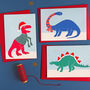 Dinosaur Christmas Cards, thumbnail 8 of 10