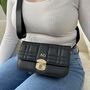 Personalised Bethany Embossed Quilted Cross Body Bag, thumbnail 1 of 4