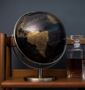 Black And Gold Double Axis Globe, thumbnail 1 of 3