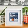 Beach Huts Limited Edition Paper Cut, thumbnail 1 of 4