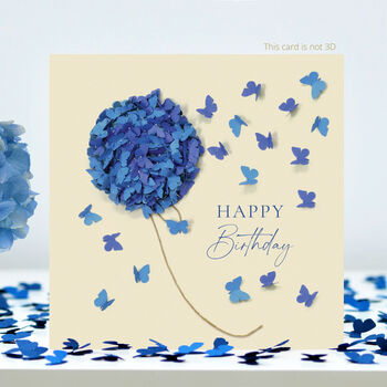 Mummy Birthday Flowery Wing Butterfly Card, Not 3D, 6 of 12