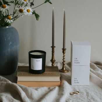 Fig Noir Scented Candle, 2 of 2