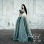 Blush Pink Wedding Skirt | Maxi Tulle Skirt For Women, thumbnail 4 of 12