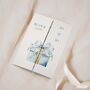 Blue Winter Gatefold Wedding Invitations, thumbnail 2 of 5