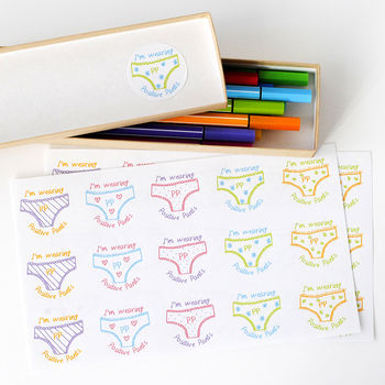 Positive Pants Sticker Sheets, 3 of 8