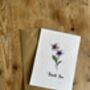 Handmade Plantable Wildflower Seeded Thank You Cards, thumbnail 8 of 12