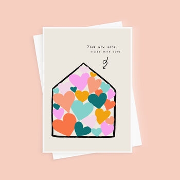 New Home Filled With Love House Warming Card, 2 of 4