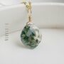 Natural Moss Agate Necklace, thumbnail 1 of 10