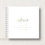 Personalised 25th Silver Anniversary Memory Book, thumbnail 2 of 7
