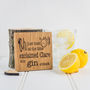 Personalised Wine Gin Or Prosecco O'clock Coaster, thumbnail 1 of 4