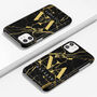 Personalised Gold Black Marble Phone Case, thumbnail 5 of 6