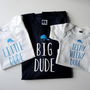 Personalised Father, Son And Baby Dude T Shirts, thumbnail 1 of 5