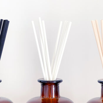 Large Brown Glass Apothecary Diffuser Bottle And Reeds, 7 of 9