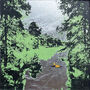 Spring Swims Screen Print On Silver Leaf, thumbnail 2 of 2