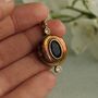 Ruby Deco Jewel Locket Necklace, thumbnail 6 of 9