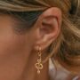 Serpentina Emerald Gold Plated Necklace, thumbnail 6 of 8