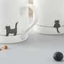 Cat Mugs, Set Of Four Fine Bone China, thumbnail 3 of 9