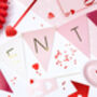 Valentine's Bunting, thumbnail 3 of 4