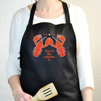 Personalised You're My Lobster Apron With Pocket, 2 of 4