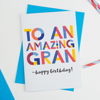 Personalised Any Family Name Birthday Card Dad Mummy Granny, 4 of 6