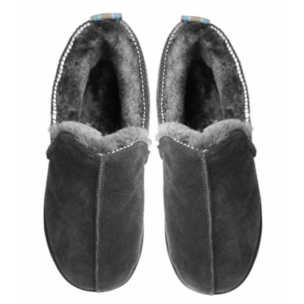 gray slipper boots