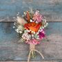 Wedding Dried Flower Buttonhole Sorbet Rose, thumbnail 2 of 2