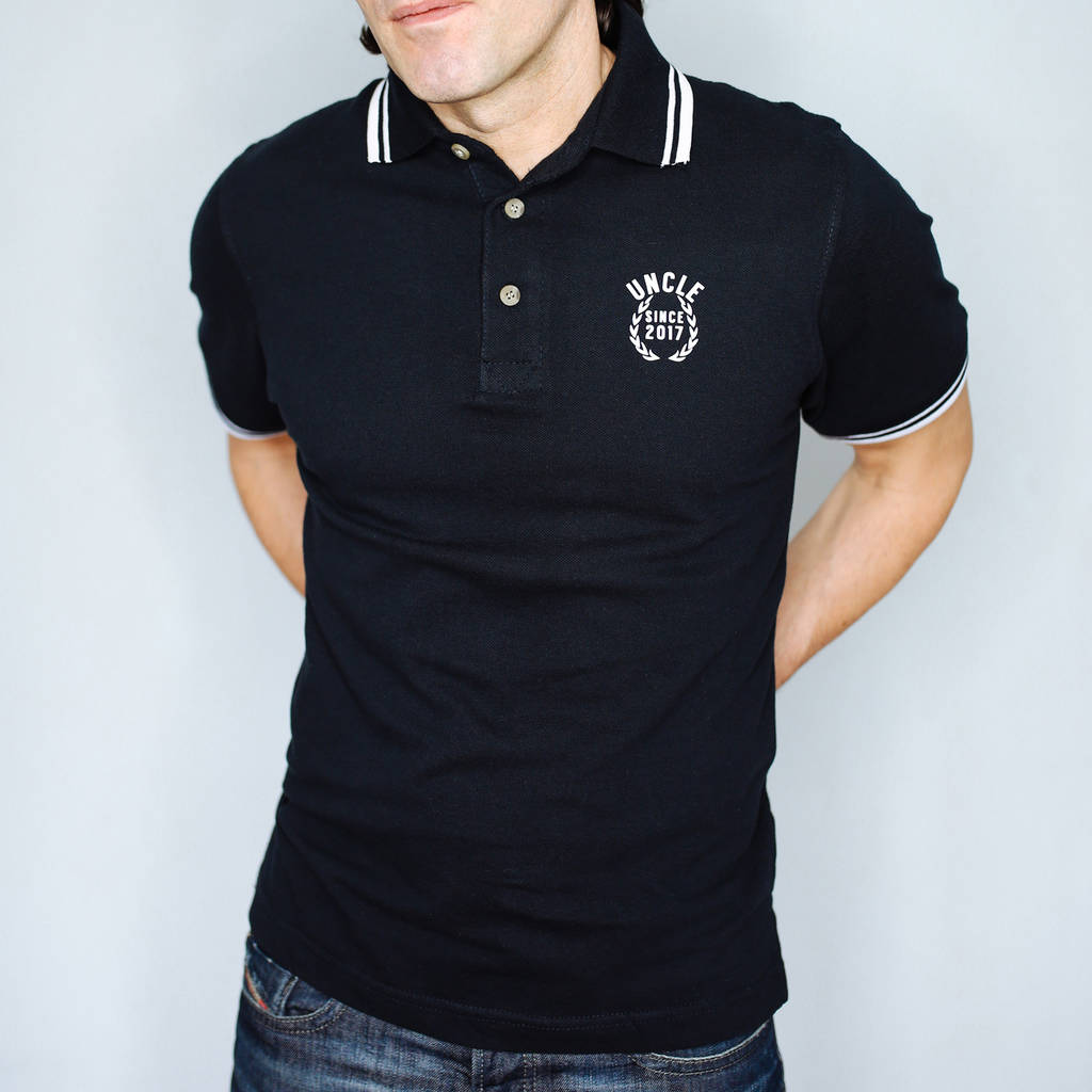 Personalised Dad/Grandad/Uncle Polo Shirt By Rosie Willett Designs ...