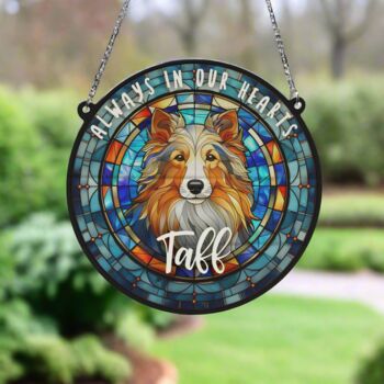 Sheltie Memorial Suncatcher, 2 of 6