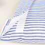 Set Of Three Striped Cotton Re Usable Work Lunch Bags, thumbnail 8 of 11