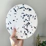 Recycled Shell Round Terrazzo Serving Platter, thumbnail 3 of 3
