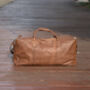 Genuine Leather Holdall Luggage, thumbnail 10 of 12