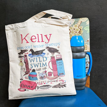 Personalised Wild Swimming Bag, 10 of 12