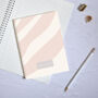 Personalised Waves Notebook Pink, thumbnail 1 of 3
