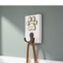 Personalised Dog Lead Hook With Coloured Surround, thumbnail 5 of 8