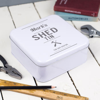 Personalised Shed Storage Tin, 3 of 6