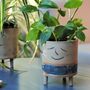 Smiley Face And Fish Plant Pot Personalised, thumbnail 2 of 9