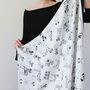 'Fashion Hounds' Dalmatian Print Silk Scarf, thumbnail 1 of 7