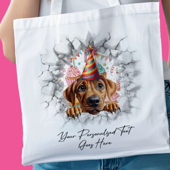 Personalised Rhodesian Ridgeback Birthday Break Through, 8 of 8