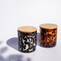 Tortoise Shell Candle With Wooden Lid, thumbnail 3 of 4