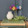 Beginner's Bright Mini Vase Of Flowers Craft Kit, thumbnail 1 of 4