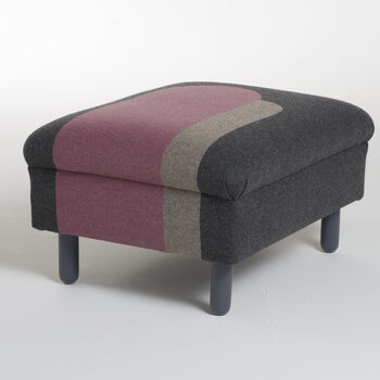 Bespoke Fabric Covered Footstool, 5 of 9