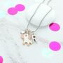 Cute Little Kids Horse Personalised Necklace, thumbnail 1 of 2