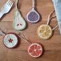 Embroidered Fruit Felt Craft Kit, thumbnail 2 of 3