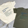 Football Mum And Kid Personalised Organic T Shirts, thumbnail 3 of 3