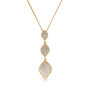 Rochelle Silver, Gold Or Rose Gold Plated Drop Pendant, thumbnail 3 of 11